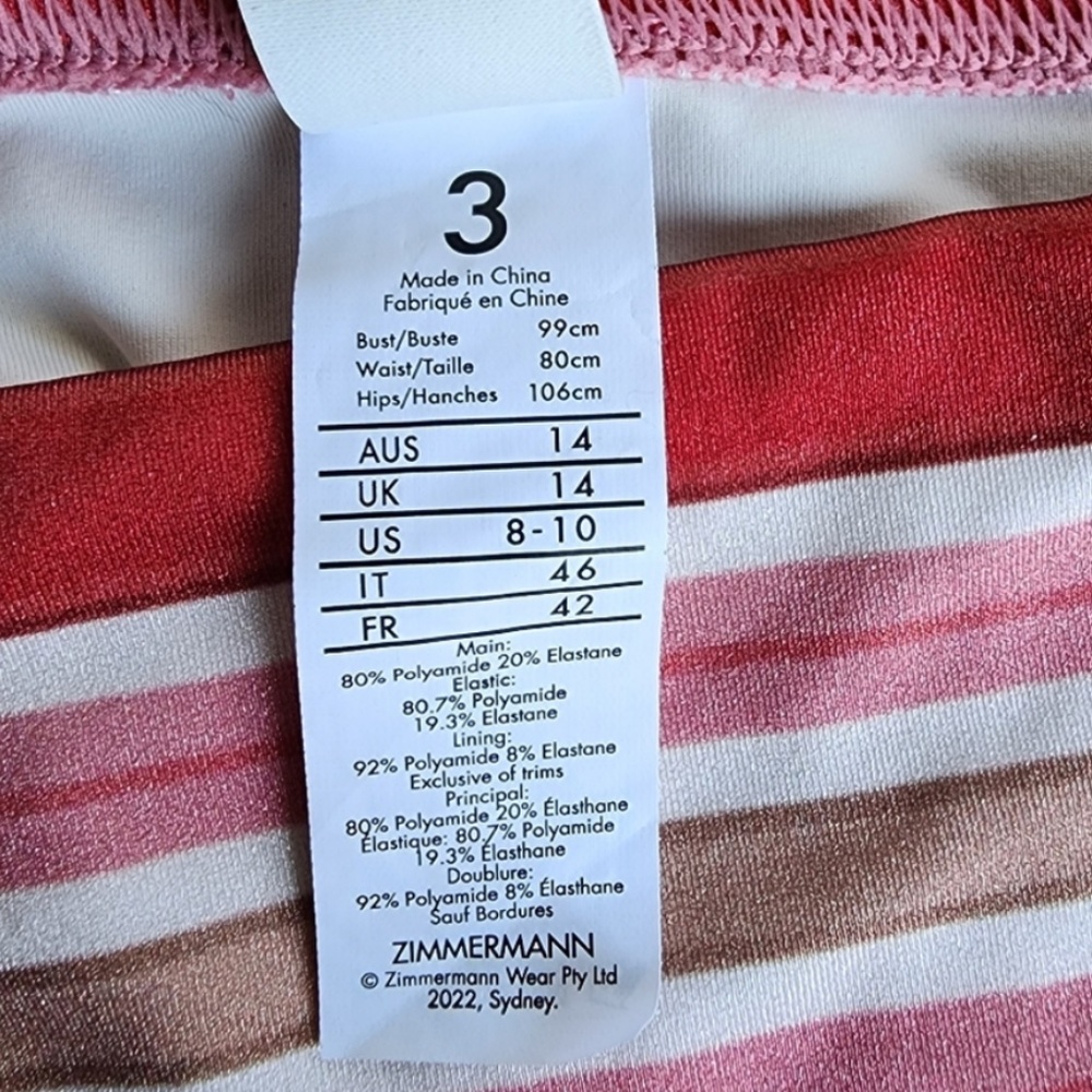 Zimmermann Side Tie Bikini Bottom - Picture 7 of 8